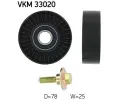 Vratn / vodic kladka drkovho klnovho emenu SKF ‐ SK VKM33020