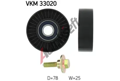 SKF Vratn/vodc kladka - klnov ebrov emen SK VKM33020, VKM 33020