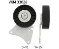 Vratn / vodic kladka drkovho klnovho emenu SKF ‐ SK VKM33026