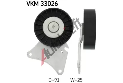SKF Vratn�/vod�c� kladka - kl�nov� �ebrov� �emen SK VKM33026, VKM 33026