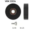 SKF Vratn/vodc kladka - klnov ebrov emen ‐ SK VKM33034