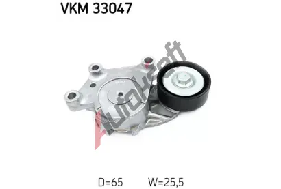 SKF Napnac kladka - ebrovan klnov emen SK VKM33047, VKM 33047