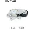 SKF Napnac kladka - ebrovan klnov emen SK VKM33047, VKM 33047
