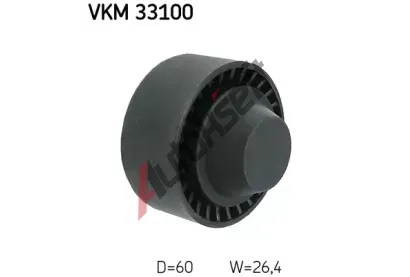 SKF Vratn/vodc kladka - klnov ebrov emen SK VKM33100, VKM 33100