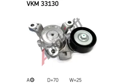 SKF Napnac kladka - ebrovan klnov emen SK VKM33130, VKM 33130