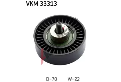 SKF Vratn/vodc kladka - klnov ebrov emen SK VKM33313, VKM 33313
