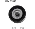 SKF Vratn/vodc kladka - klnov ebrov emen SK VKM33313, VKM 33313