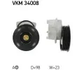 SKF Napnac kladka - ebrovan klnov emen ‐ SK VKM34008