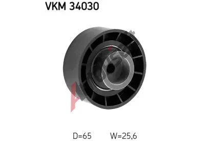 SKF Vratn/vodc kladka - klnov ebrov emen SK VKM34030, VKM 34030