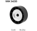 SKF Vratn/vodc kladka - klnov ebrov emen SK VKM34030, VKM 34030