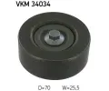 Vratn / vodic kladka drkovho klnovho emenu SKF ‐ SK VKM34034