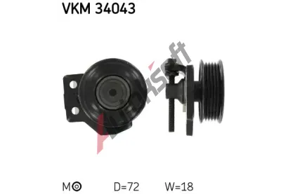 SKF Nap�n�k dr�kov�ho kl�nov�ho �emenu SK VKM34043, VKM 34043