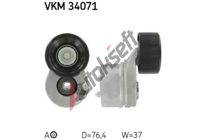 SKF Napnac kladka - ebrovan klnov emen SK VKM34071, VKM 34071