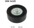 Vratn� / vodic� kladka dr�kov�ho kl�nov�ho �emenu&nbsp;SKF&nbsp;&dash;&nbsp;SK VKM34105