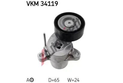 SKF Napnac kladka drkovho klnovho emenu SK VKM34119, VKM 34119