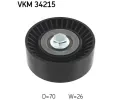 Vratn / vodic kladka drkovho klnovho emenu SKF ‐ SK VKM34215