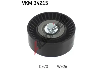 SKF Vratn / vodic kladka drkovho klnovho emenu SK VKM 34215, SK VKM34215