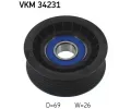 Vratn / vodic kladka drkovho klnovho emenu SKF ‐ SK VKM34231