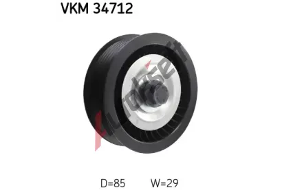 SKF Vratn / vodic kladka drkovho klnovho emenu SK VKM34712, VKM 34712