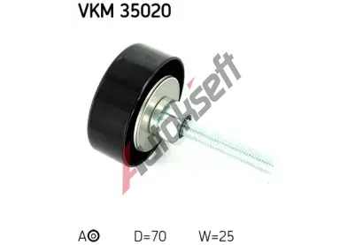 SKF Vratná / vodicí kladka drážkového klínového řemenu SK VKM35020, VKM 35020  SKF Vratná / vodicí kladka drážkového klínového řemenu SK VKM35020, VKM 35020