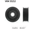SKF Vratn/vodc kladka - klnov ebrov emen ‐ SK VKM35212