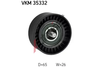 SKF Vratn/vodc kladka - klnov ebrov emen SK VKM35332, VKM 35332