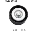 SKF Vratn/vodc kladka - klnov ebrov emen SK VKM35332, VKM 35332