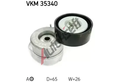 SKF Napnac kladka - ebrovan klnov emen SK VKM35340, VKM 35340