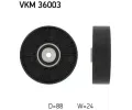 SKF Vratn/vodc kladka - klnov ebrov emen ‐ SK VKM36003