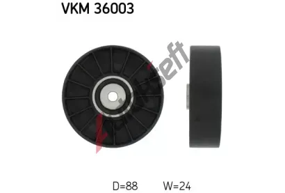 SKF Vratn/vodc kladka - klnov ebrov emen SK VKM36003, VKM 36003