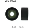 Vratn� / vodic� kladka dr�kov�ho kl�nov�ho �emenu&nbsp;SKF&nbsp;&dash;&nbsp;SK VKM36040