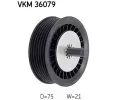 SKF Vratn/vodc kladka - klnov ebrov emen ‐ SK VKM36079