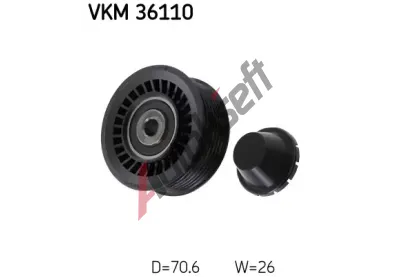 SKF Vratn / vodic kladka drkovho klnovho emenu SK VKM36110, SK VKM 36110