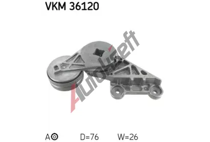 SKF Napnac kladka - ebrovan klnov emen SK VKM36120, VKM 36120