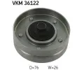 Vratn / vodic kladka drkovho klnovho emenu SKF ‐ SK VKM36122