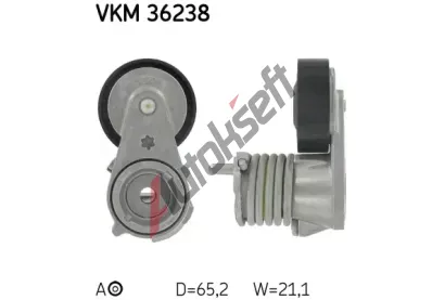 SKF Napnac kladka - ebrovan klnov emen SK VKM36238, VKM 36238
