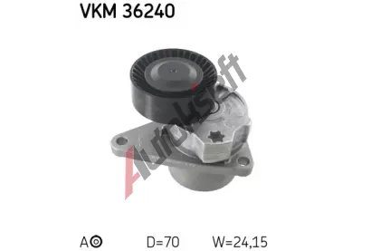 SKF Napnac kladka - ebrovan klnov emen SK VKM36240, VKM 36240