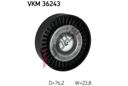 SKF Vratn/vodc kladka - klnov ebrov emen SK VKM36243, VKM 36243