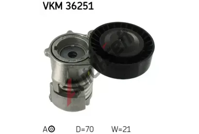 SKF Napnac kladka drkovho klnovho emenu SK VKM36251, VKM 36251