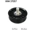 SKF Vratná / vodicí kladka drážkového klínového řemenu SK VKM37057, VKM 37057