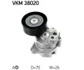 SKF Napnac kladka - ebrovan klnov emen ‐ SK VKM38020