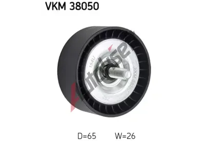 SKF Vratn/vodc kladka - klnov ebrov emen SK VKM38050, VKM 38050