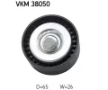 SKF Vratn/vodc kladka - klnov ebrov emen SK VKM38050, VKM 38050