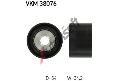 SKF Vratn/vodc kladka - klnov ebrov emen SK VKM38076, VKM 38076