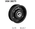 SKF Vratn/vodc kladka - klnov ebrov emen ‐ SK VKM38079