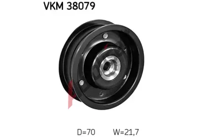 SKF Vratn/vodc kladka - klnov ebrov emen SK VKM38079, VKM 38079