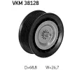 SKF Vratn / vodic kladka drkovho klnovho emenu SK VKM38128, VKM 38128
