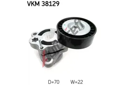 SKF Napnac kladka drkovho klnovho emenu SK VKM38129, VKM 38129