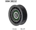 SKF Vratn/vodc kladka - klnov ebrov emen SK VKM38132, VKM 38132