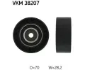 Vratn / vodic kladka drkovho klnovho emenu SKF ‐ SK VKM38207